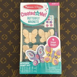 ♦️SOLD♦️ Melissa & Doug “created by me!” Wooden magnets craft kit. New in box.